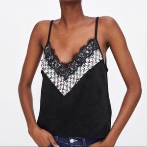 Zara Basic Black Cami